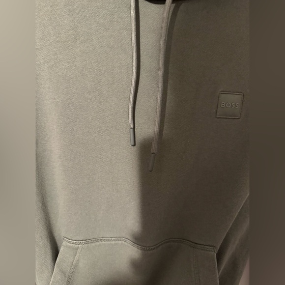 Boss COTTON-TERRY HOODIE WITH LOGO PATCH - Picture 8 of 10